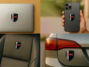 GMC Emblèmes Auto Perso Résistants Étoile Luxe